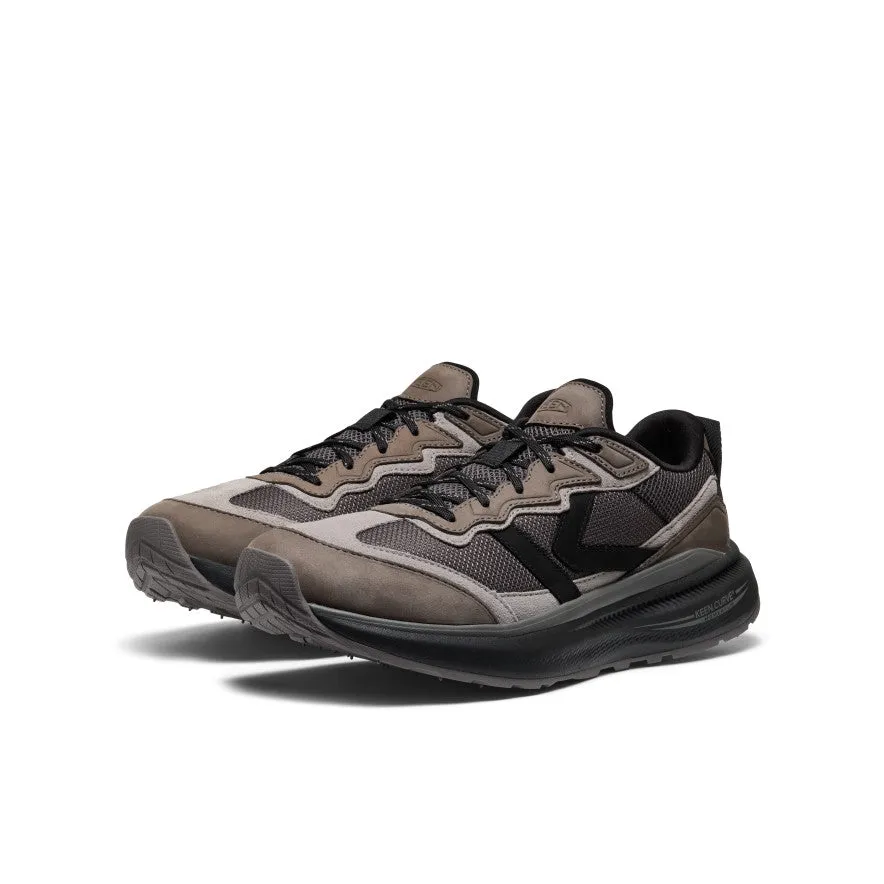 Men's WK500 Leather Walking Shoe  |  Steel Grey/Black Iconic look office workers