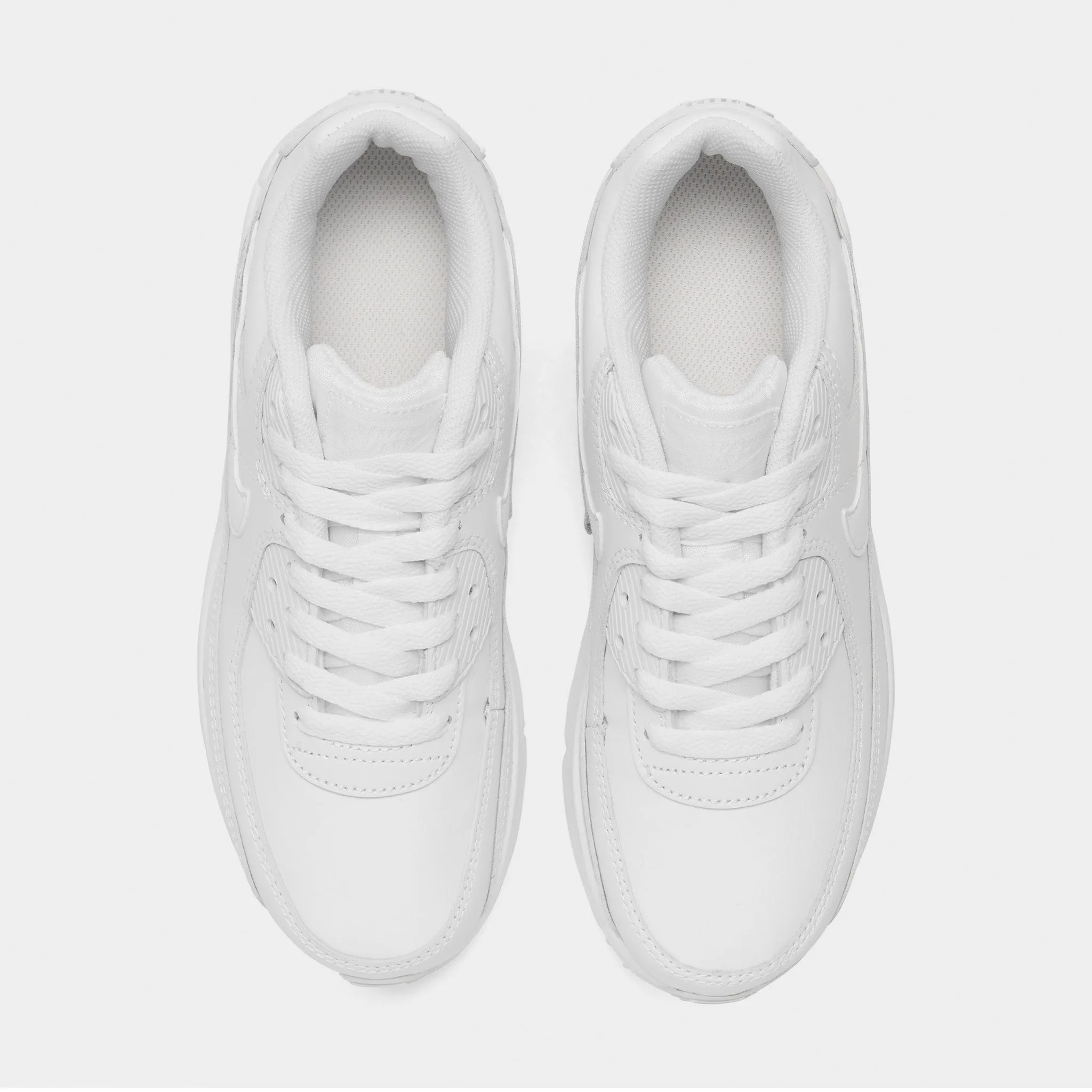 Stretchy sole Nike Air Max 90 LTR GS White / White - Metallic Silver