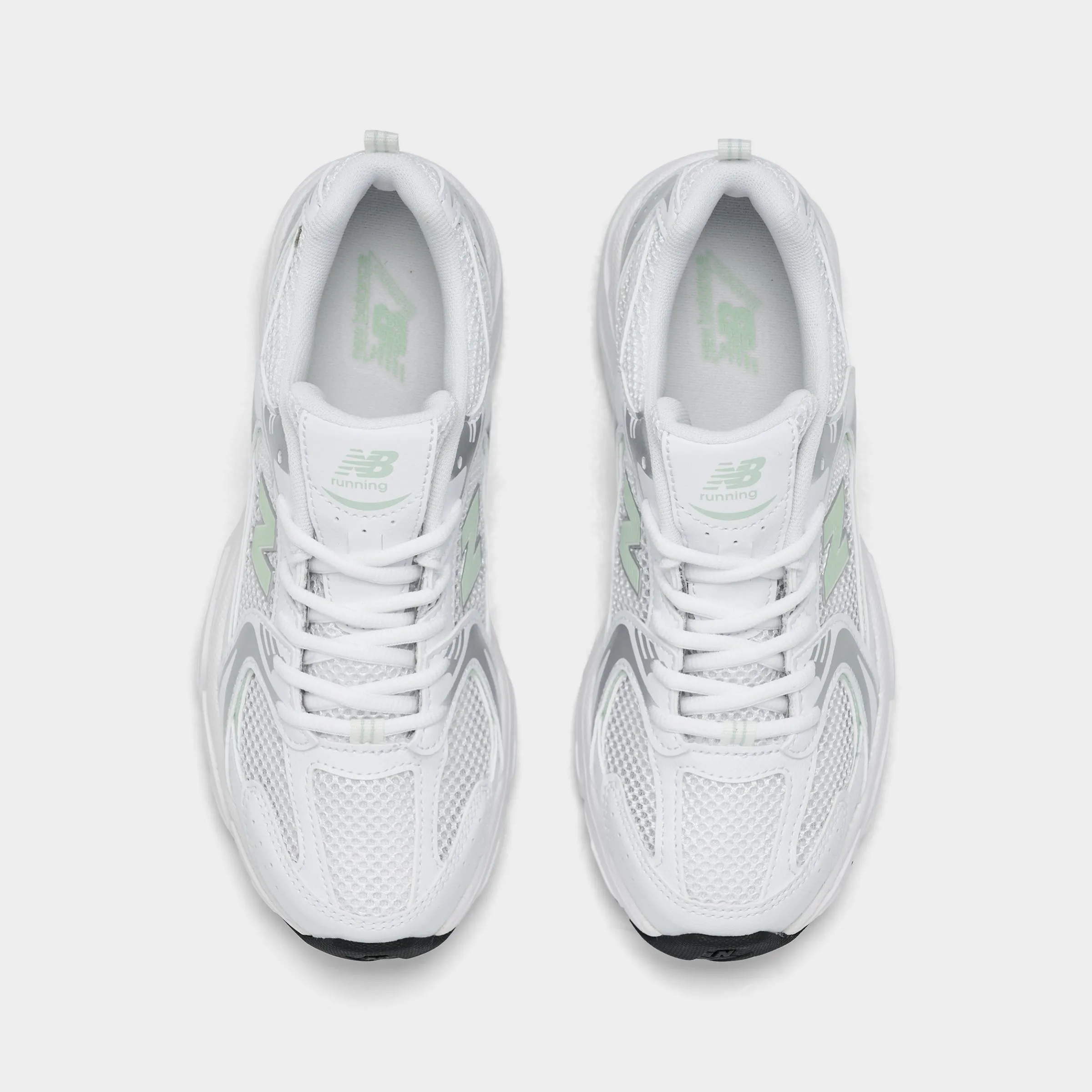 New Balance Juniors' 530 White / Silver Eco Friendly Construction