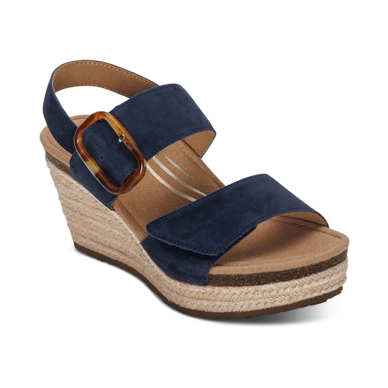 AETREX ASHLEY - NAVY evening run Comfort Curve
