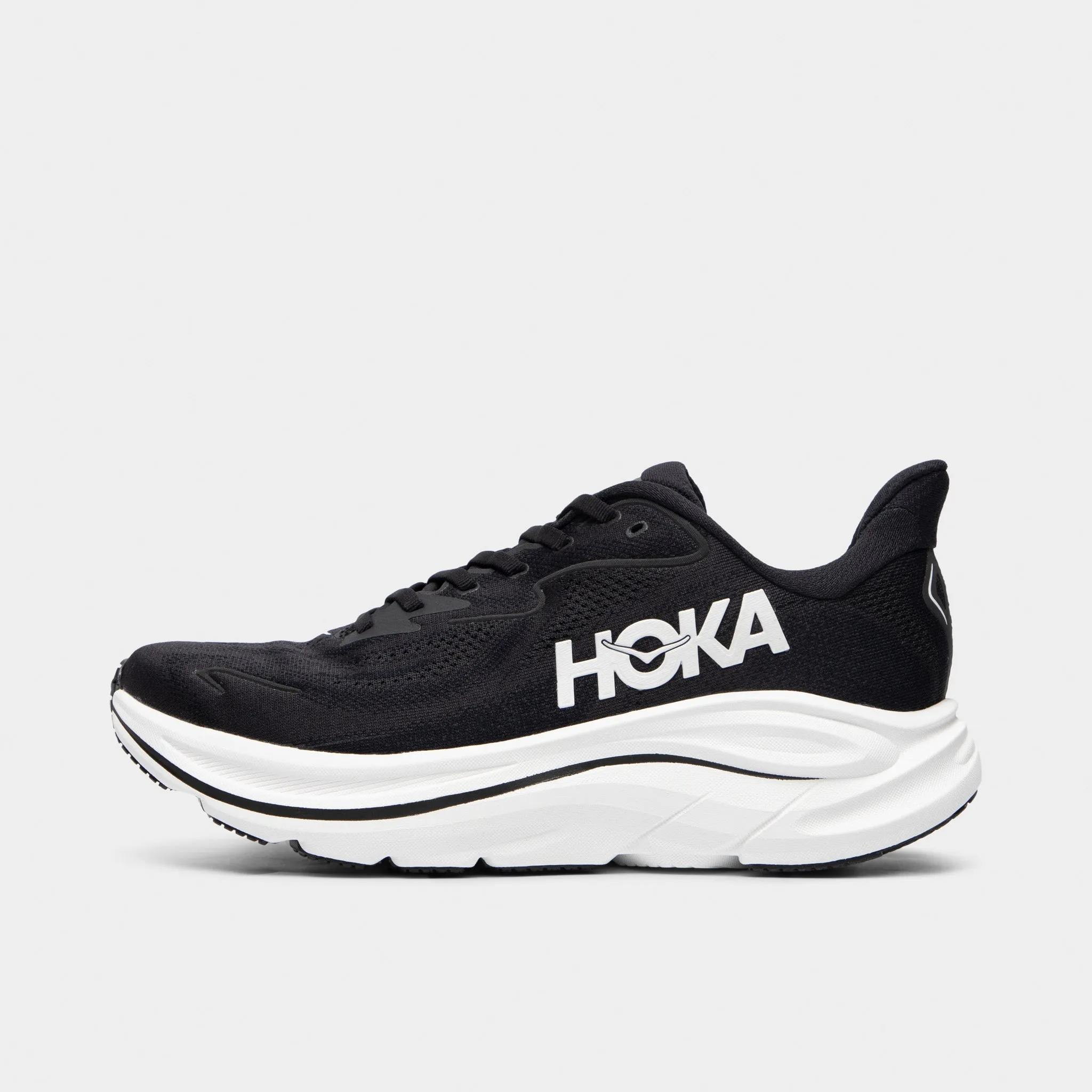 Travel Friendly Hoka Clifton 10 Black / White