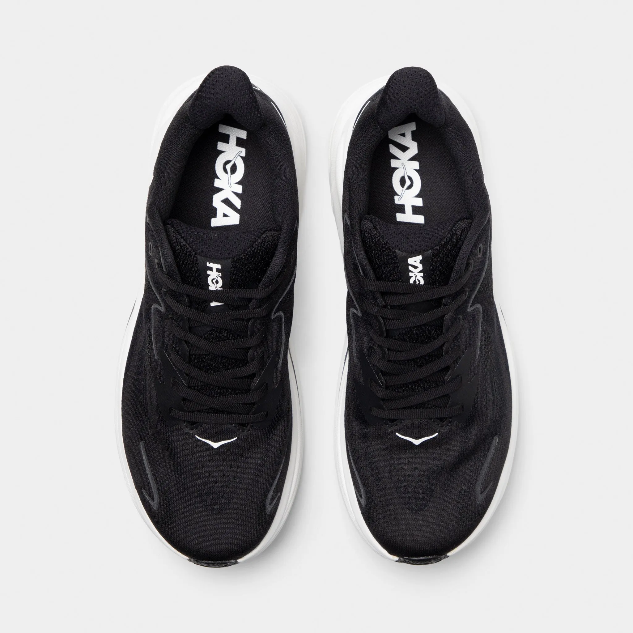 Hoka Clifton 10 Black / White Comfort water Active Zone