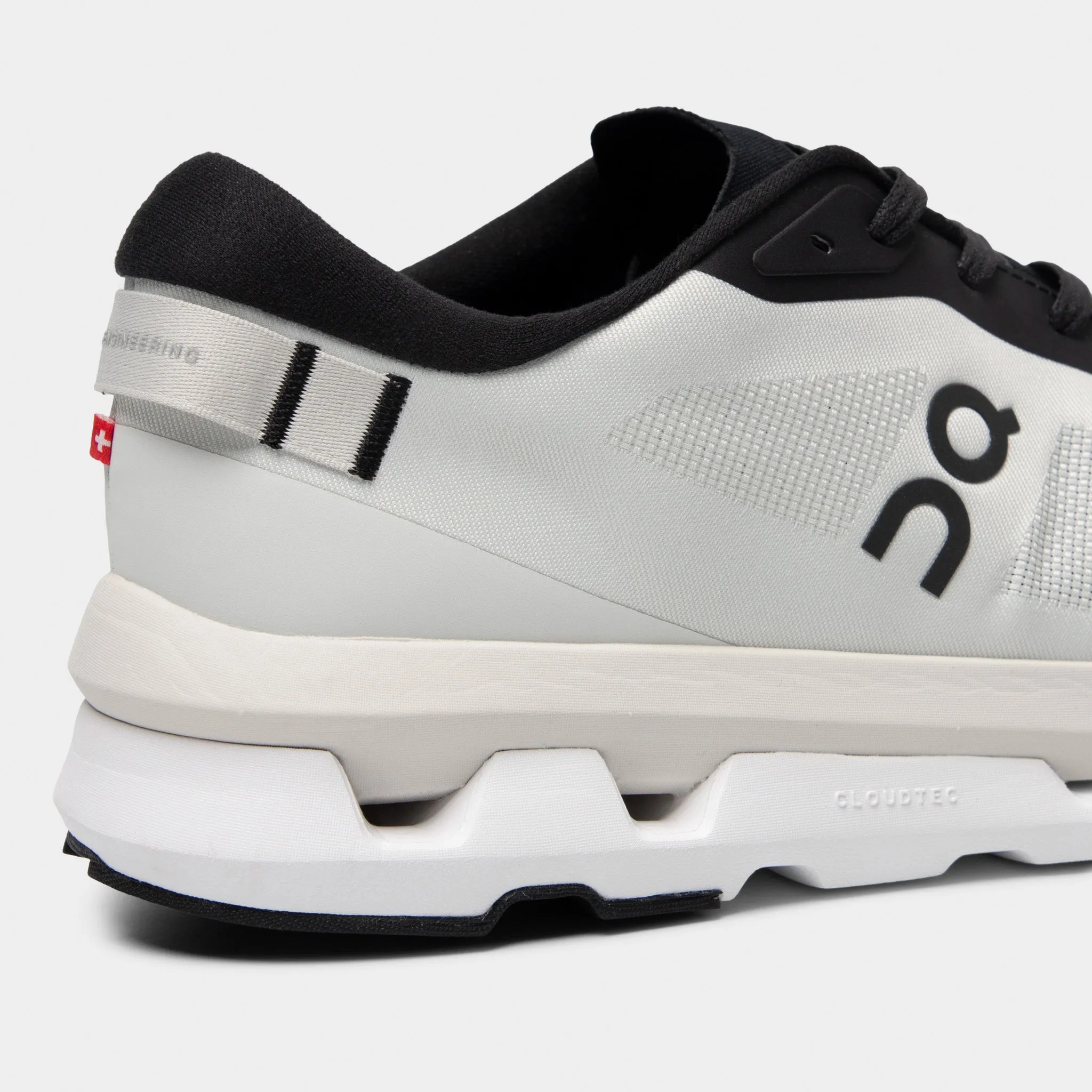 Tapered Heel Design Smooth interior On Cloudzone Ice / Black
