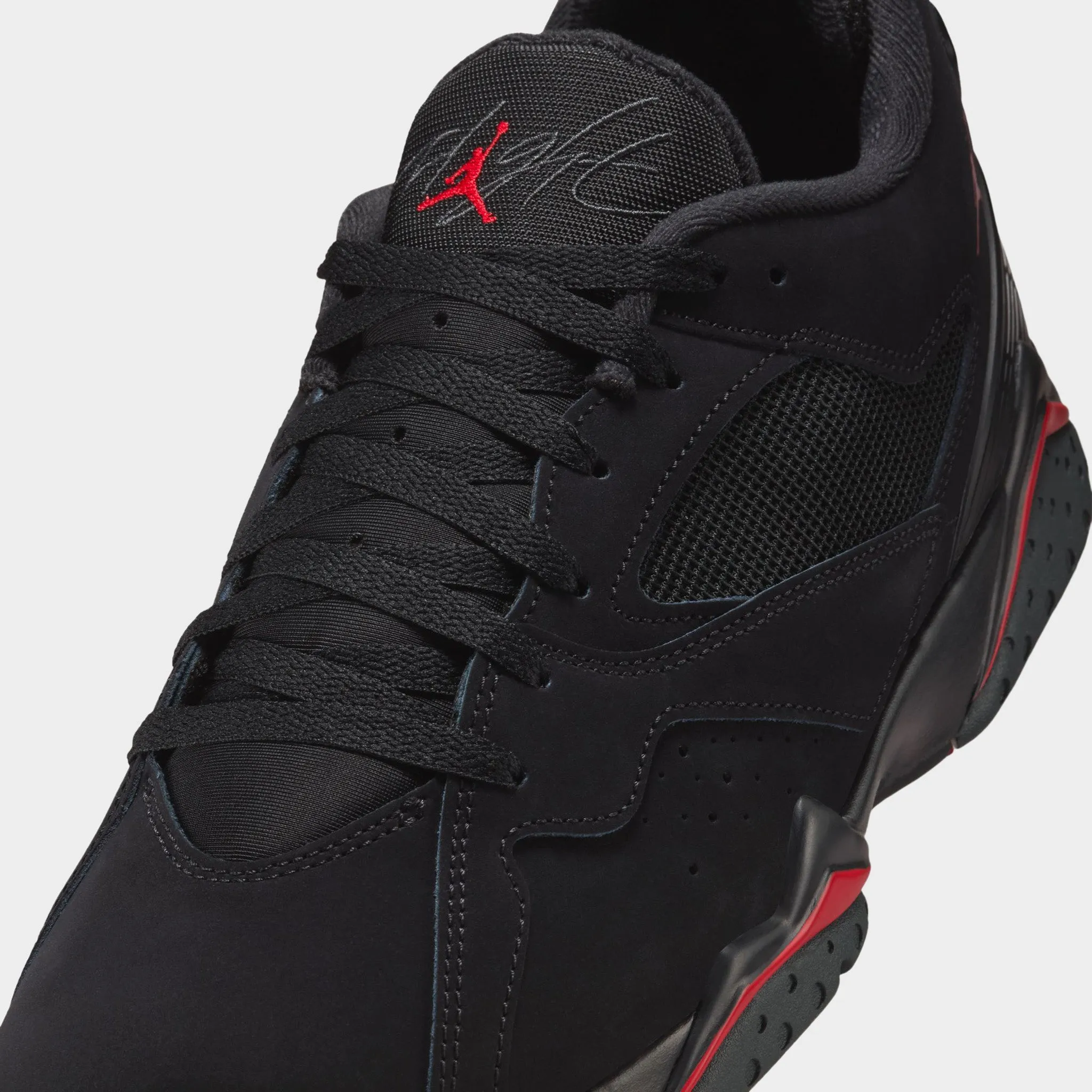 Air Jordan 7 RM Black / Gym Red - Anthracite Responsive Foam Core Airflow Mesh Panel