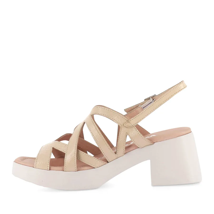 DIAS D-1003 - NATURAL PATENT LEATHER Street Look