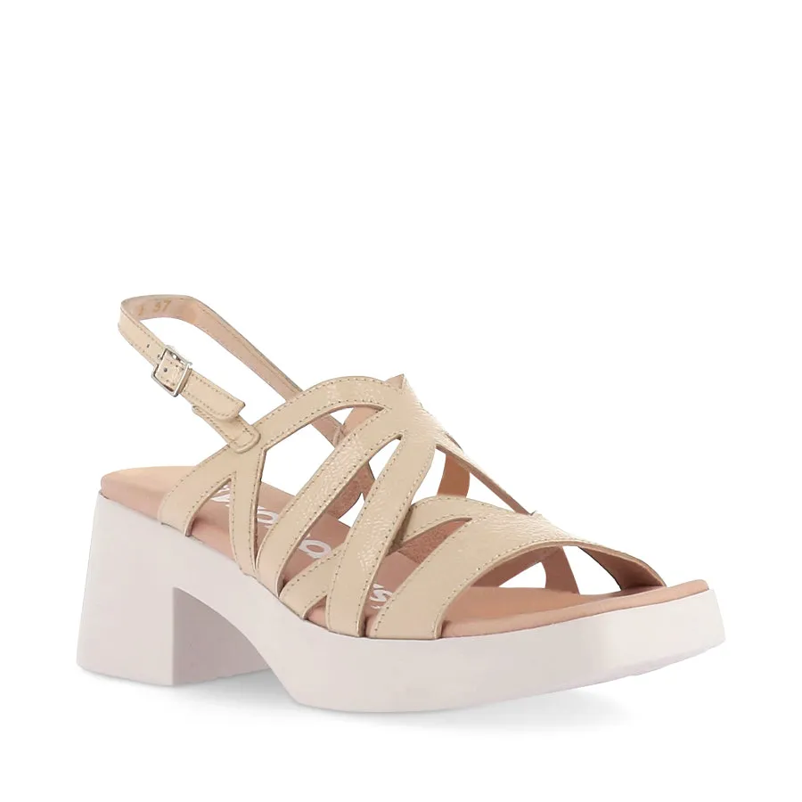 Soft Footbed Flex Motion DIAS D-1003 - NATURAL PATENT LEATHER