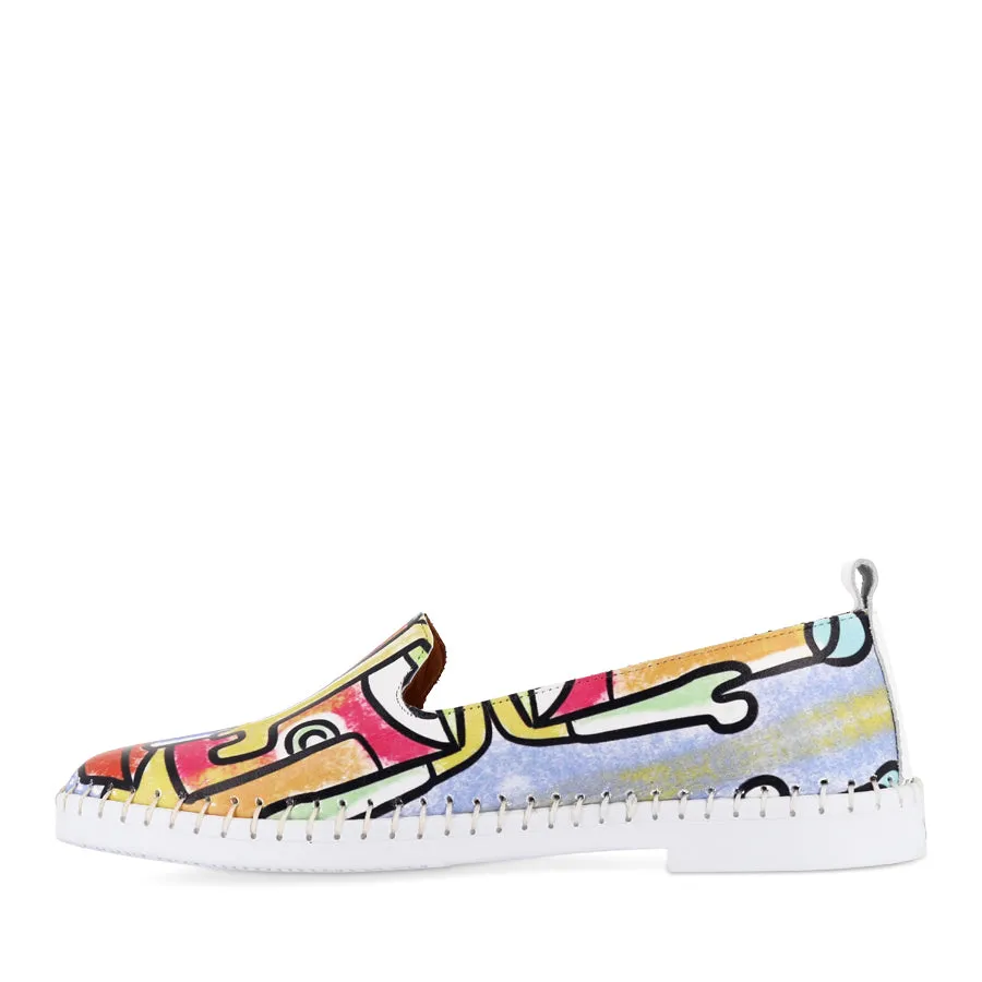 AIRLIE - PICASSO PRINT LEATHER Cliff Walk