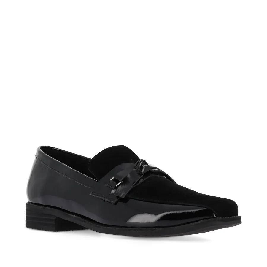 Distressed Look All-day Slip-on Footwear ALIDA - BLACK BLACK MULTI