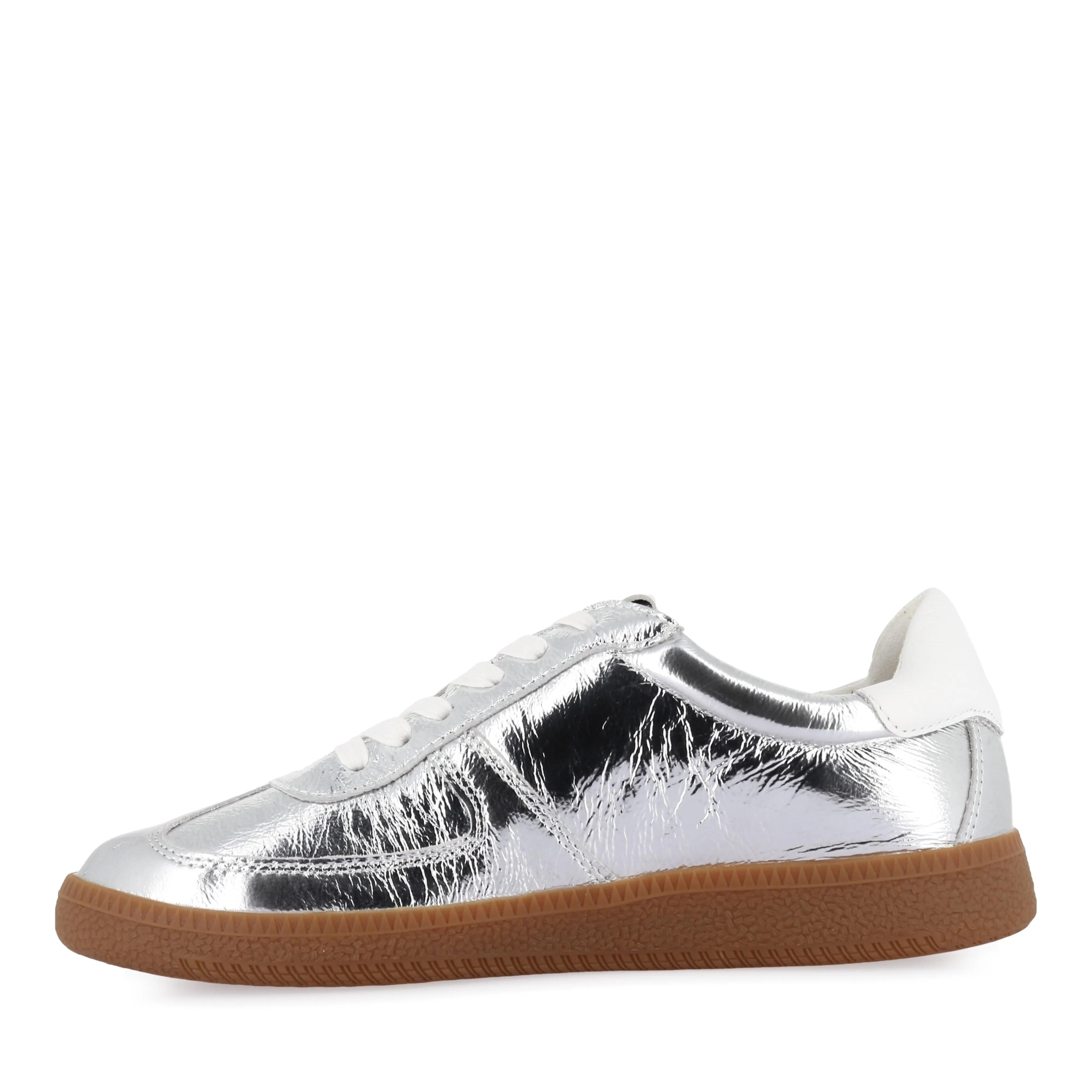 Non Marking Sole DARI - SILVER/GUM SHRUNKEN LEATHER