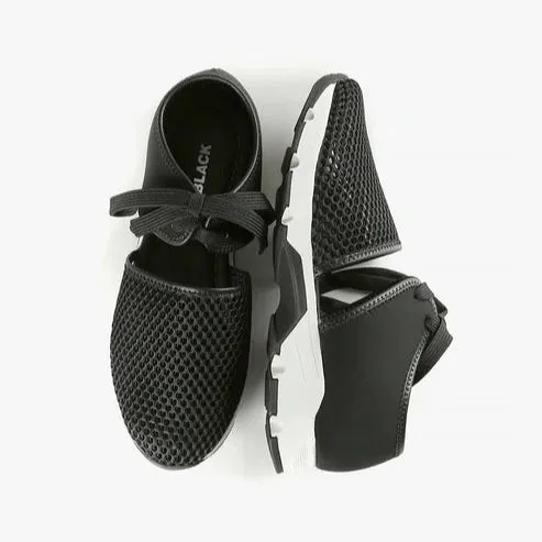 Fast Run Vital Step ALL BLACK AMAZING MESH SNEAKER - BLACK