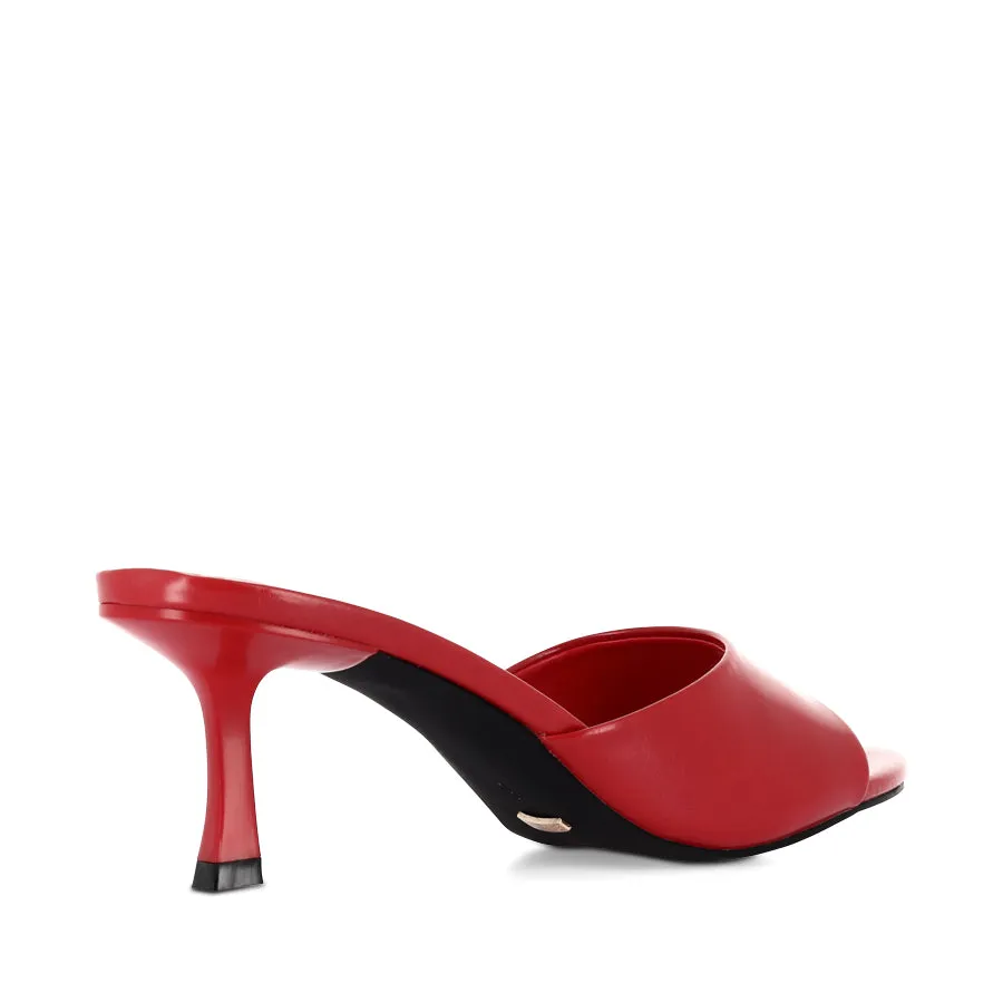 Heel Cushion Shoes GALLY - CRIMSON