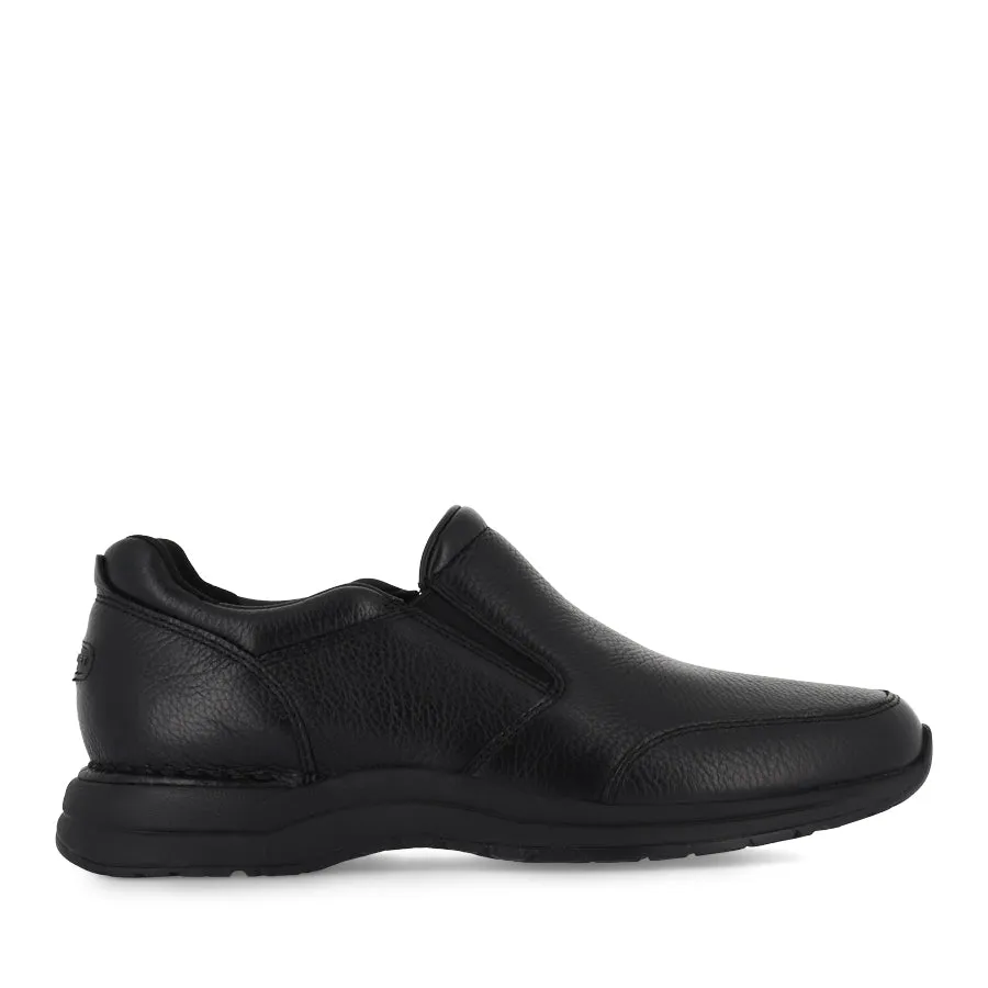 Sole Strong Path Free EDGE HILL SLIP ON - BLACK LEATHER