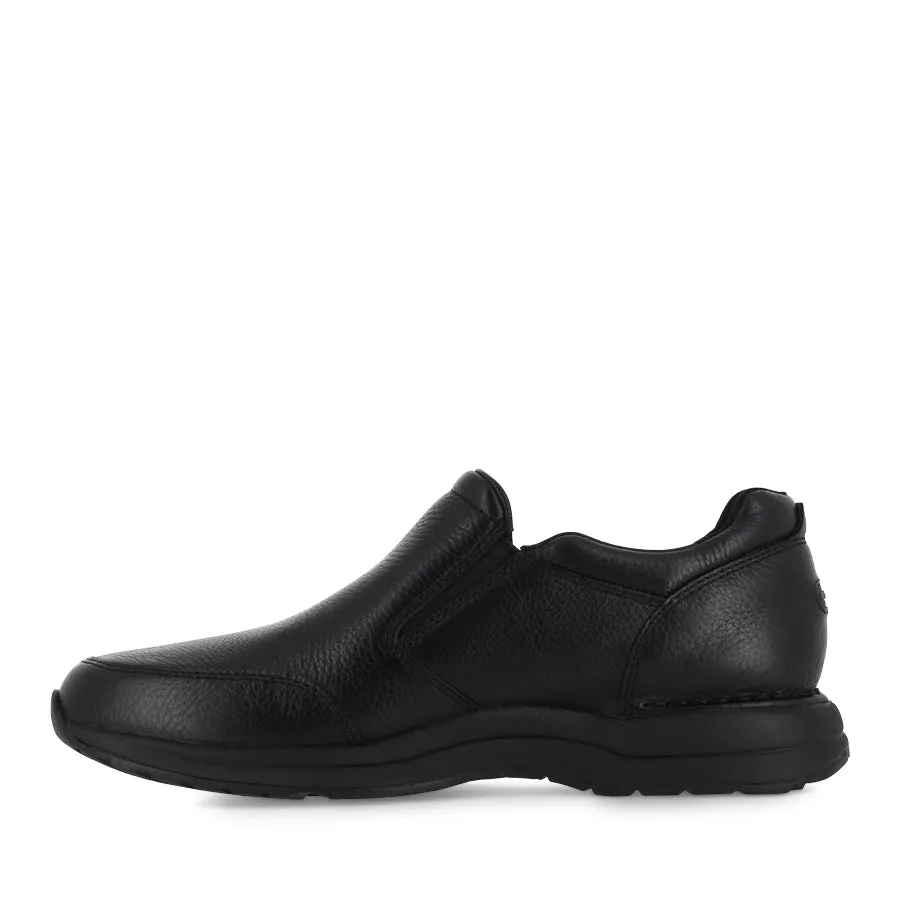 Elite Style Simple Slip-on Comfort EDGE HILL SLIP ON - BLACK LEATHER