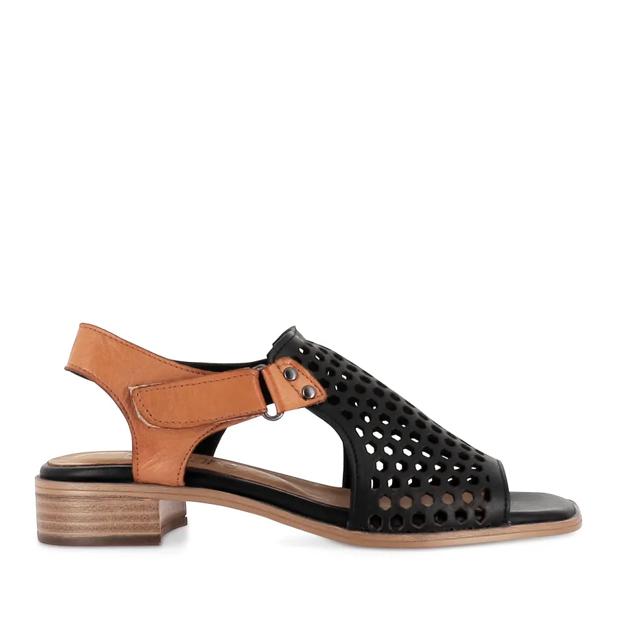 Social Walk Light Walk DENISE - BLACK/TAN MIX LEATHER