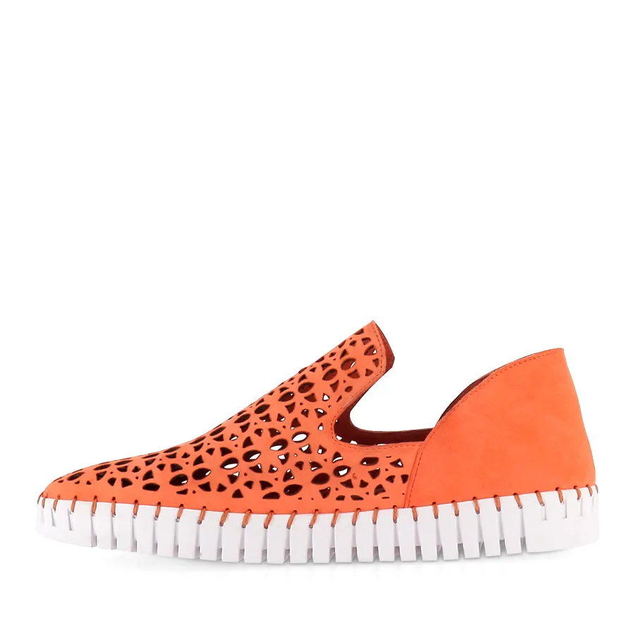 Petal Step HAZE - LIGHT ORANGE SUEDE
