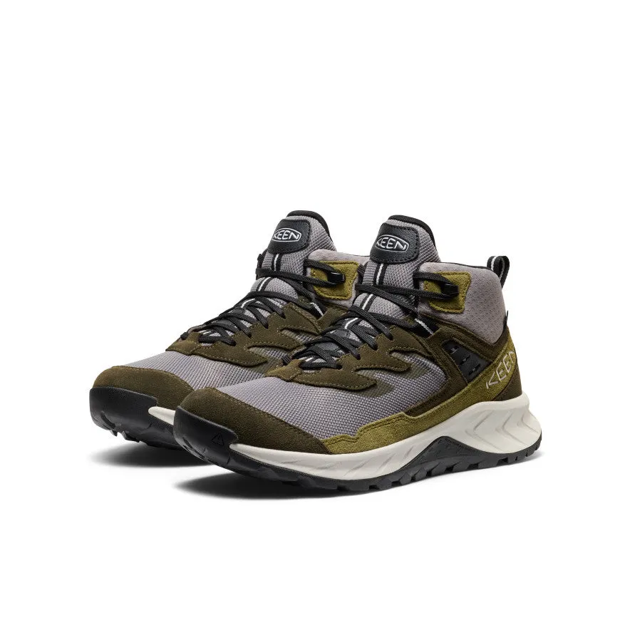 Men's Hightrail Waterproof Hiking Boot  |  Steel Grey/Forest Night machine-made