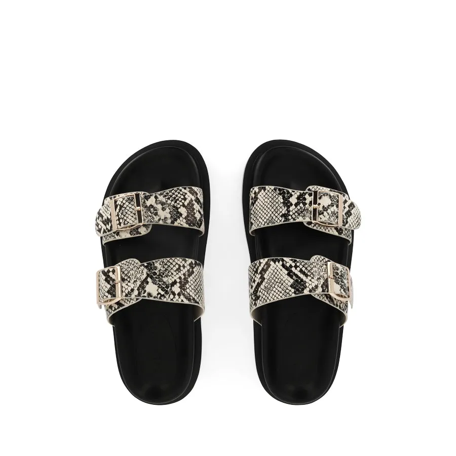 IMRIE - CREAM SNAKE synthetic material Comfort Fit System
