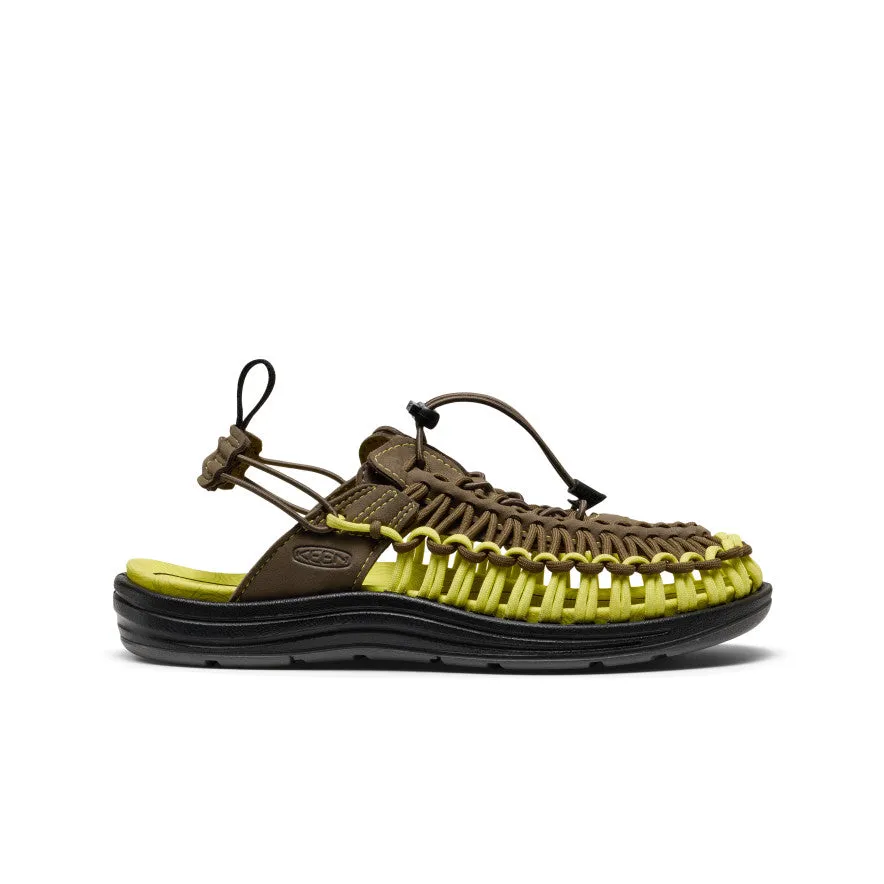 All Gender UNEEK II Convertible Metalwood  |  Metalwood Limeade most work partygoers' sandals
