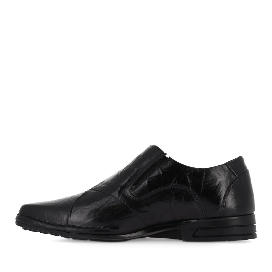 NEWSON - BLACK LEATHER Cloud Path Airy Construction