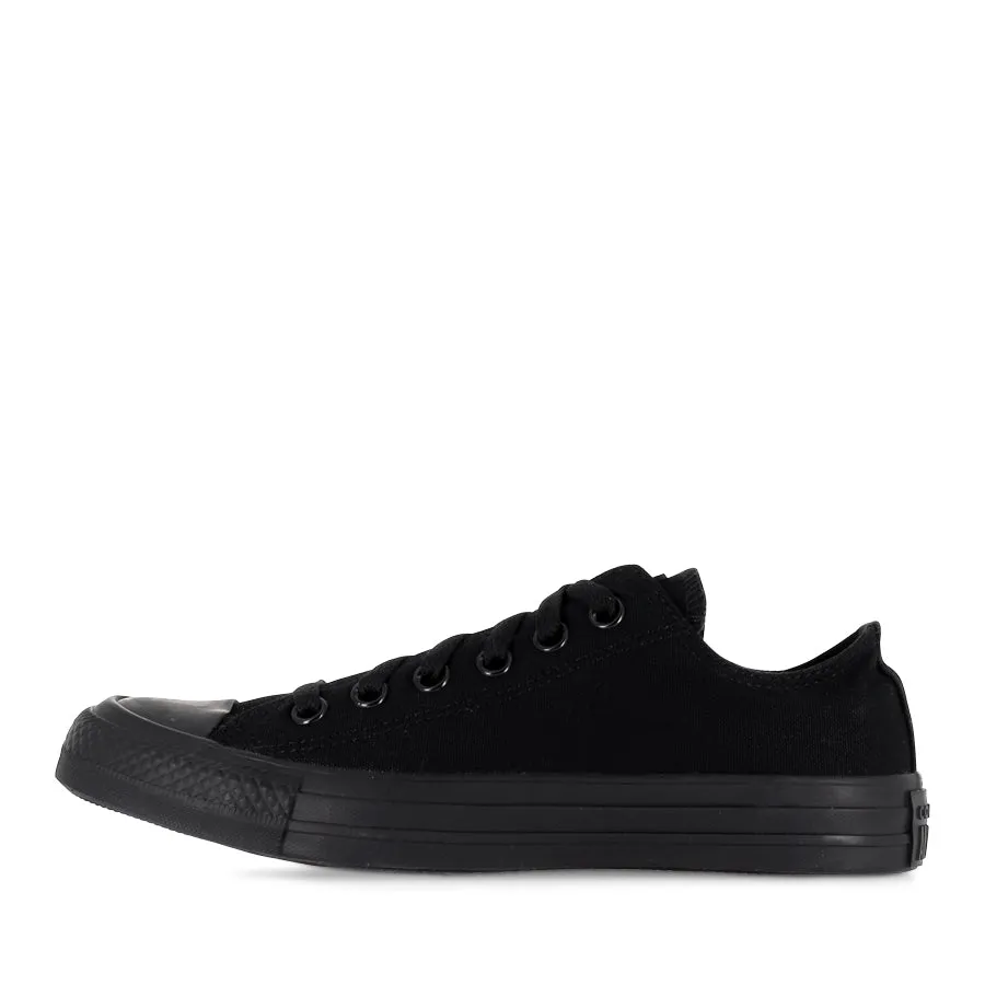 ALL STAR LOW CORE - BLACK MONO Orthopedic Footbed Technology Double Stitched