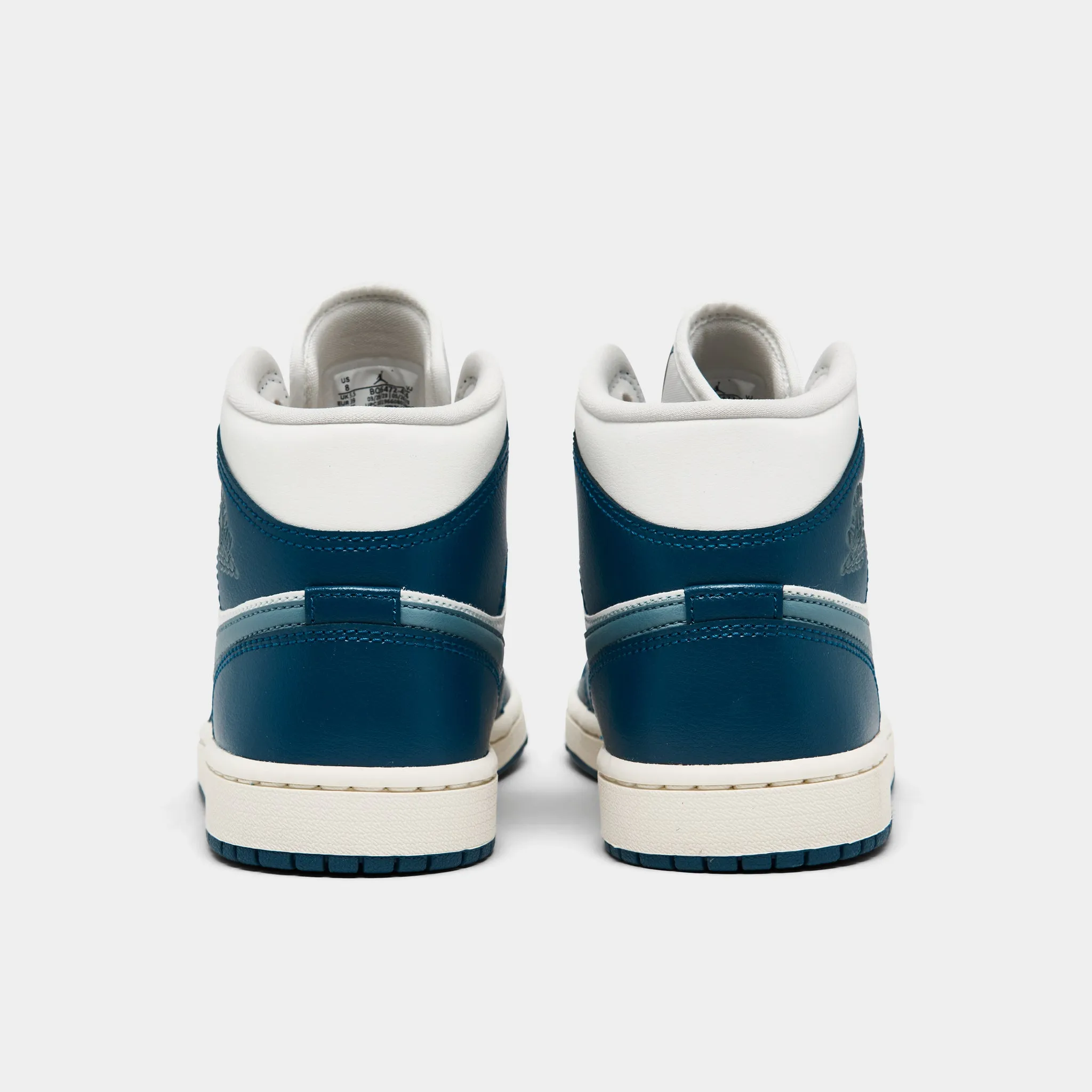 Jordan Women's 1 Mid Sky J French Blue / Sail - Ozone Blue SoftCushion lateral containment