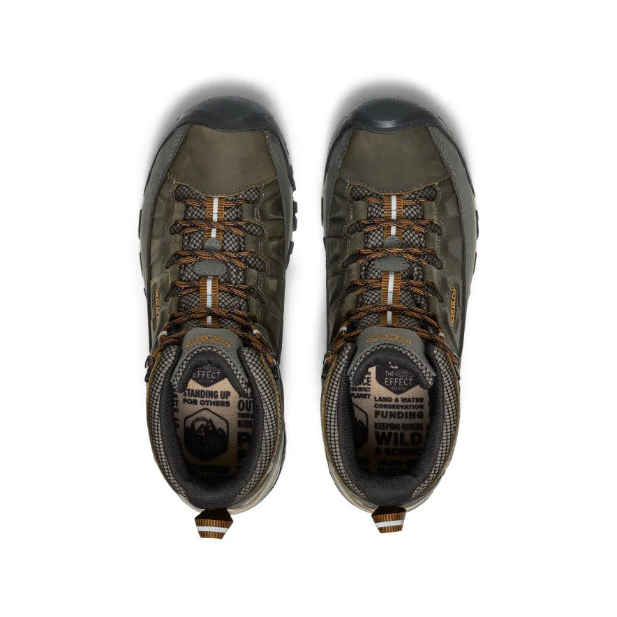 Men's Targhee III Waterproof Mid Wide  |  Black Olive/Golden Brown normal upper - type