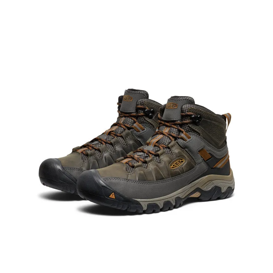 modern - style Men's Targhee III Waterproof Mid Wide  |  Black Olive/Golden Brown