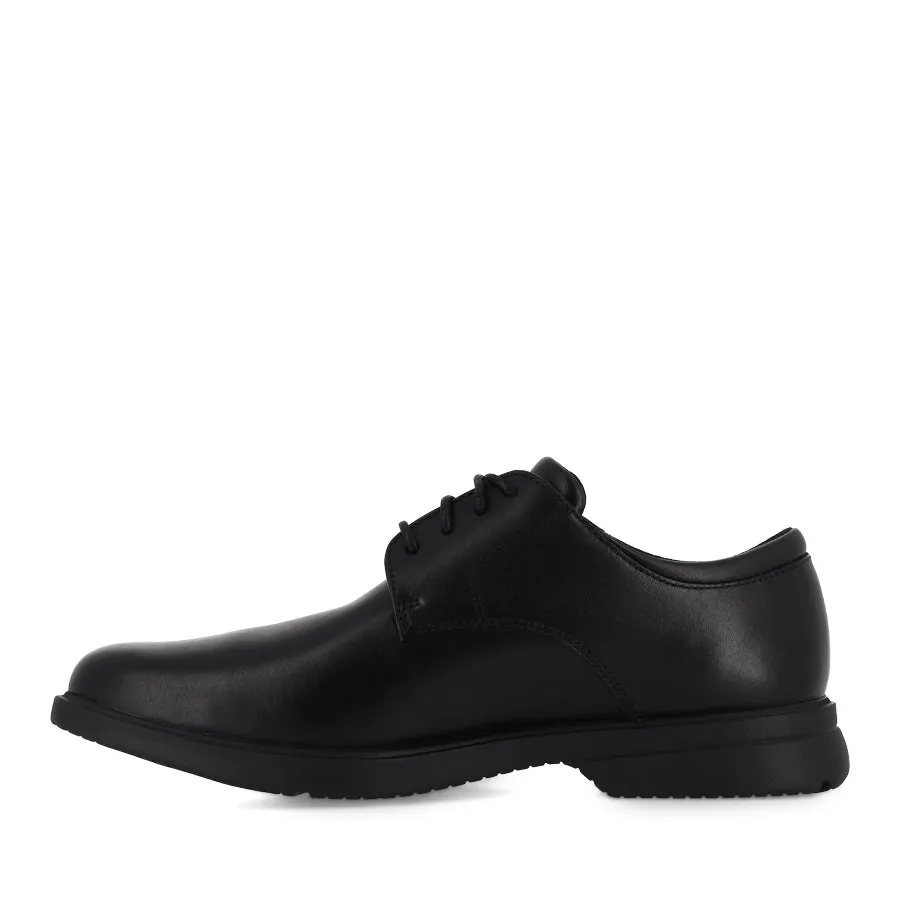 Zipper Closure ALLANDER - BLACK LEATHER