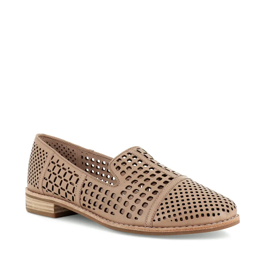 High Top Foot Safe ALYCIA - NUDE LEATHER