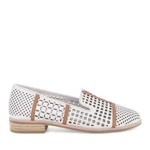 ALYCIA - WHITE TAN LEATHER City Firm