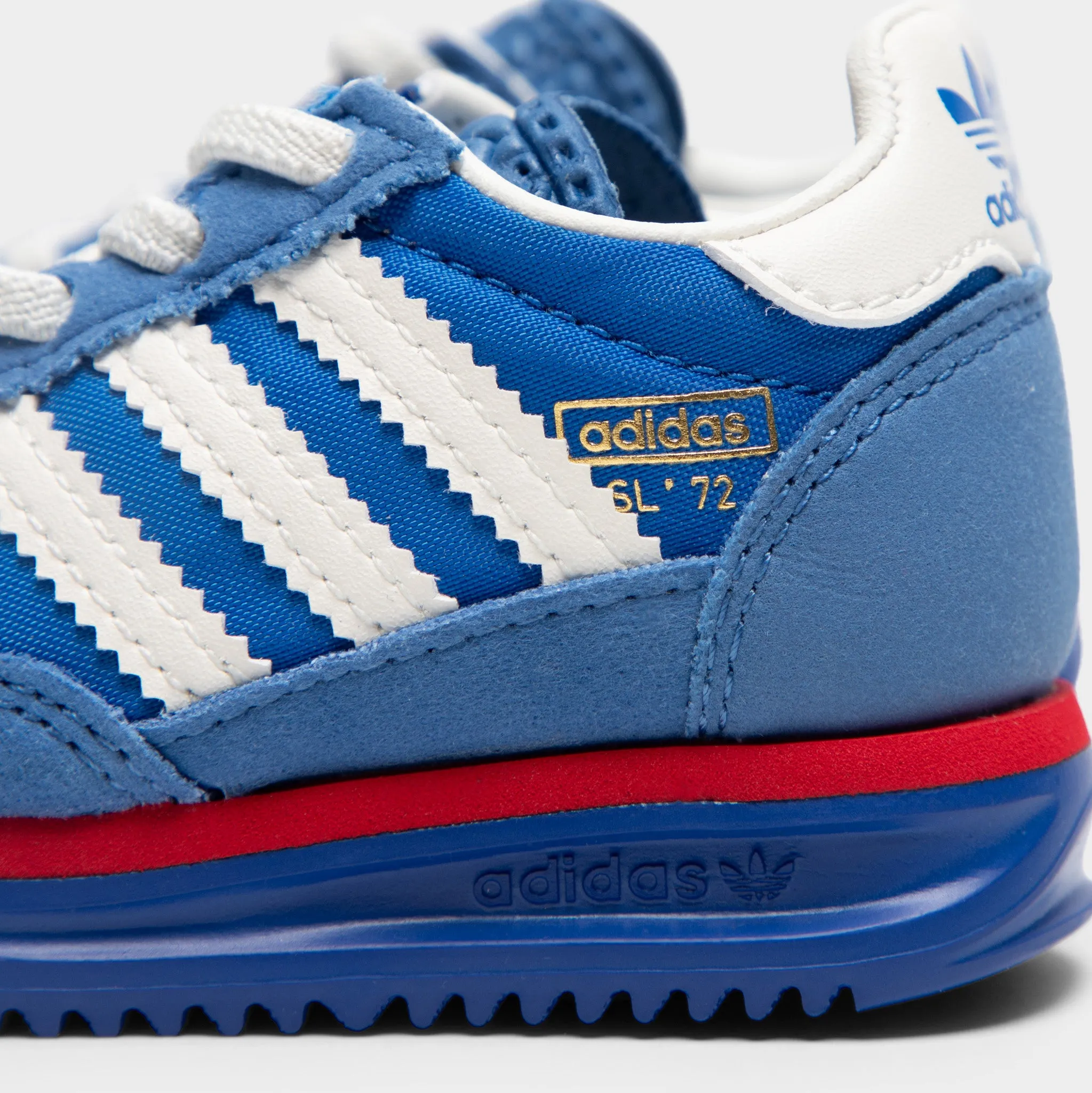 Odor Control Fabric Classic Use adidas Infants' SL 72 Blue / White - Red