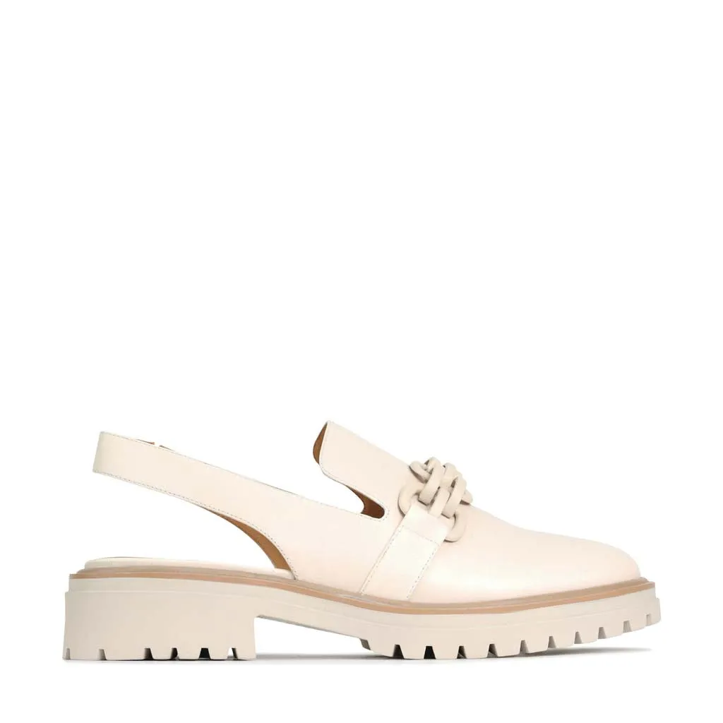 Breathable Comfort ANI LEATHER SLING-BACK LOAFERS