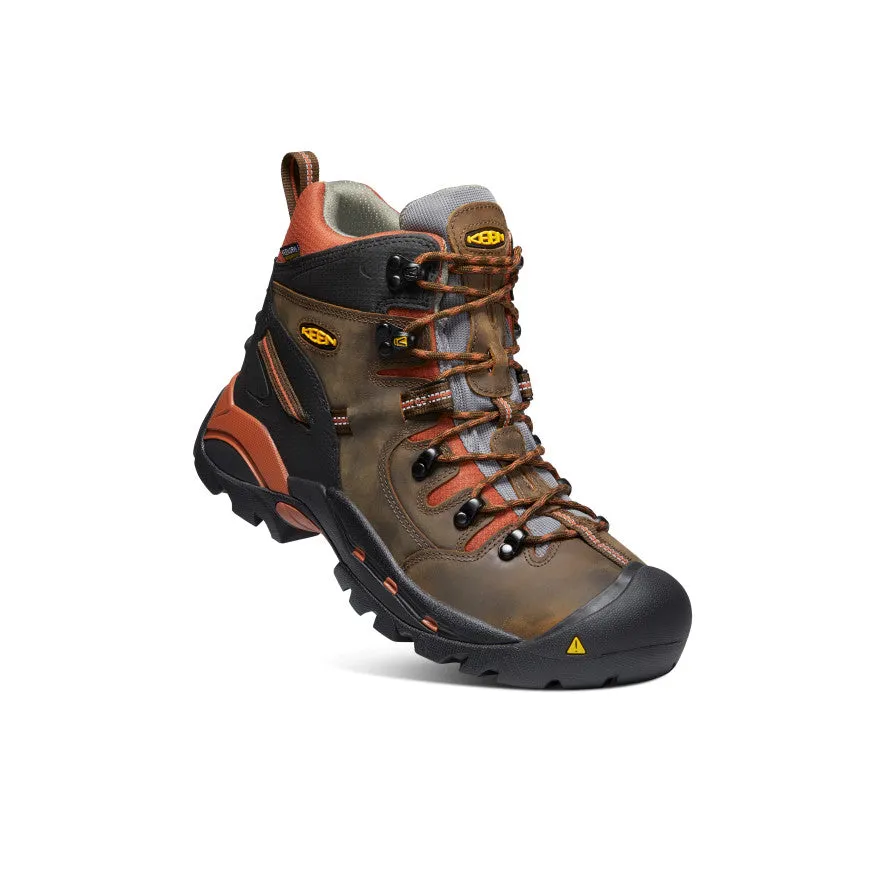 walking - specific benefits Men's Pittsburgh 6" Waterproof Boot (Soft Toe)  |  Cascade Brown/Bombay Brown