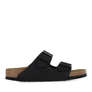 ARIZONA BIRKO-FLOR NARROW - BLACK Comfort Walk Sandals