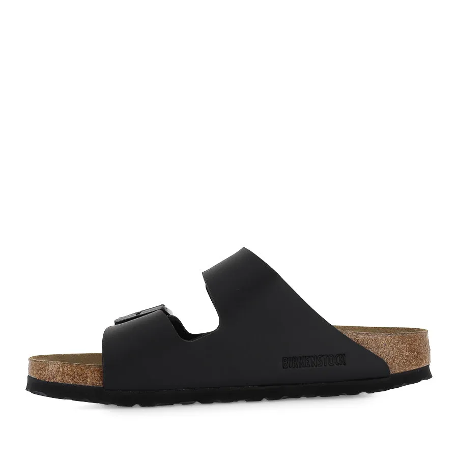 Casual Flats Stylish Sandals ARIZONA BIRKO-FLOR NARROW - BLACK