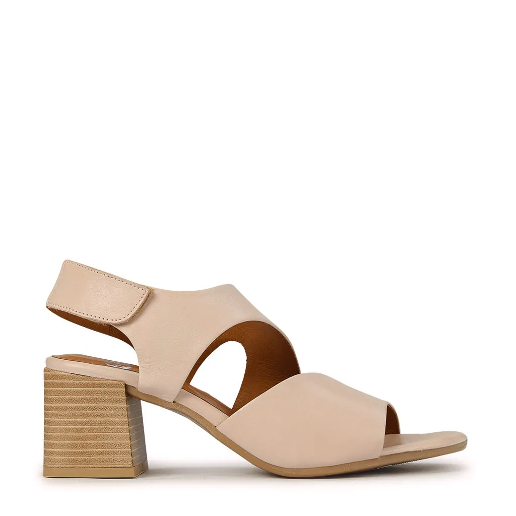 Chic Sole Bounty Leather Sling Back Sandals