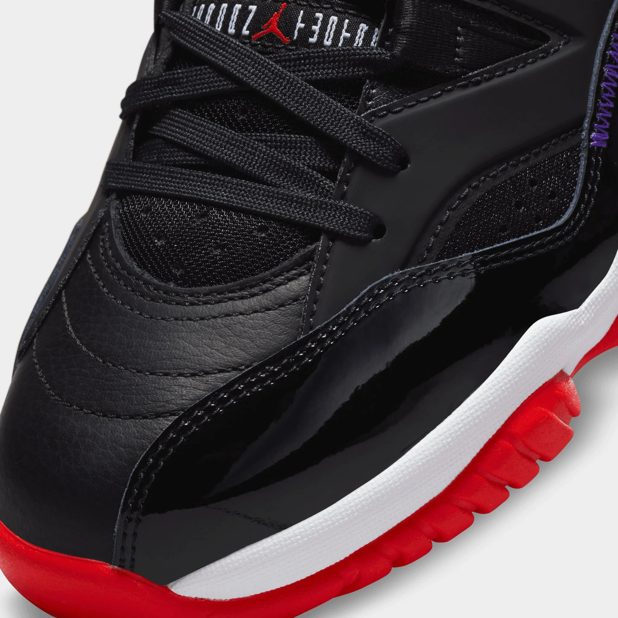 synthetic leather Jordan Women's Jumpman Two Trey Black / True Red - Dark Concord