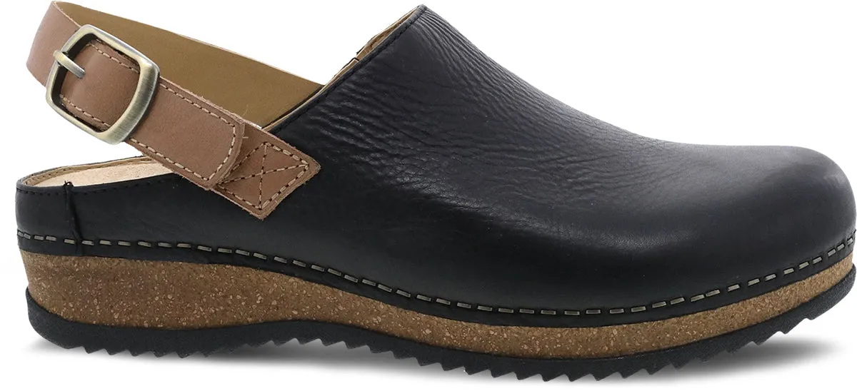 DANSKO MERRIN - MILLED BLACK - 9605500200 Comfort Fit Matte Edge