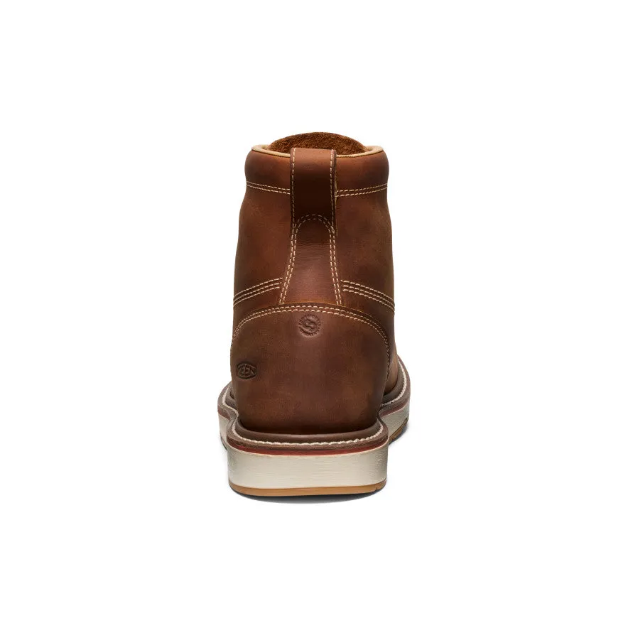 Men's Liberty 6" Boot (Soft Toe)  |  Leather Brown/Birch Shock-absorbent flexibility