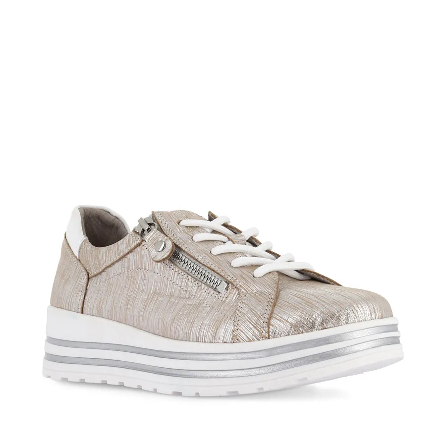 Ankle Strap Smart Motion VAMRA XF - ARGENTO SPARKS LEATHER