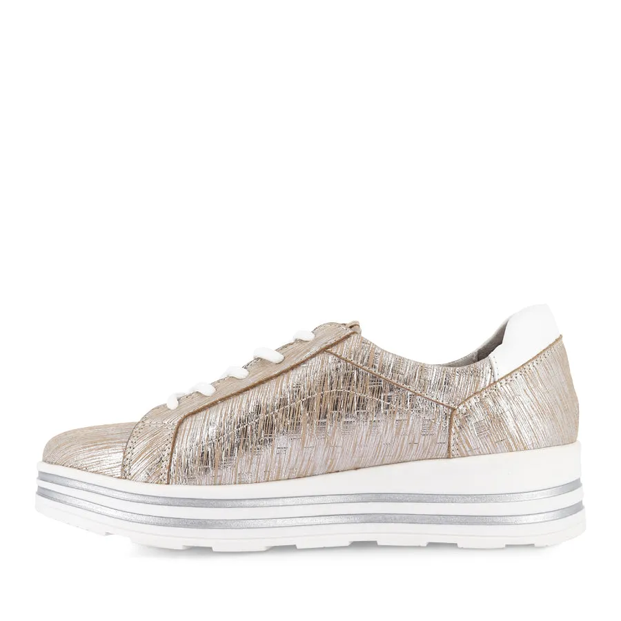 Cushioned Midsole Design VAMRA XF - ARGENTO SPARKS LEATHER