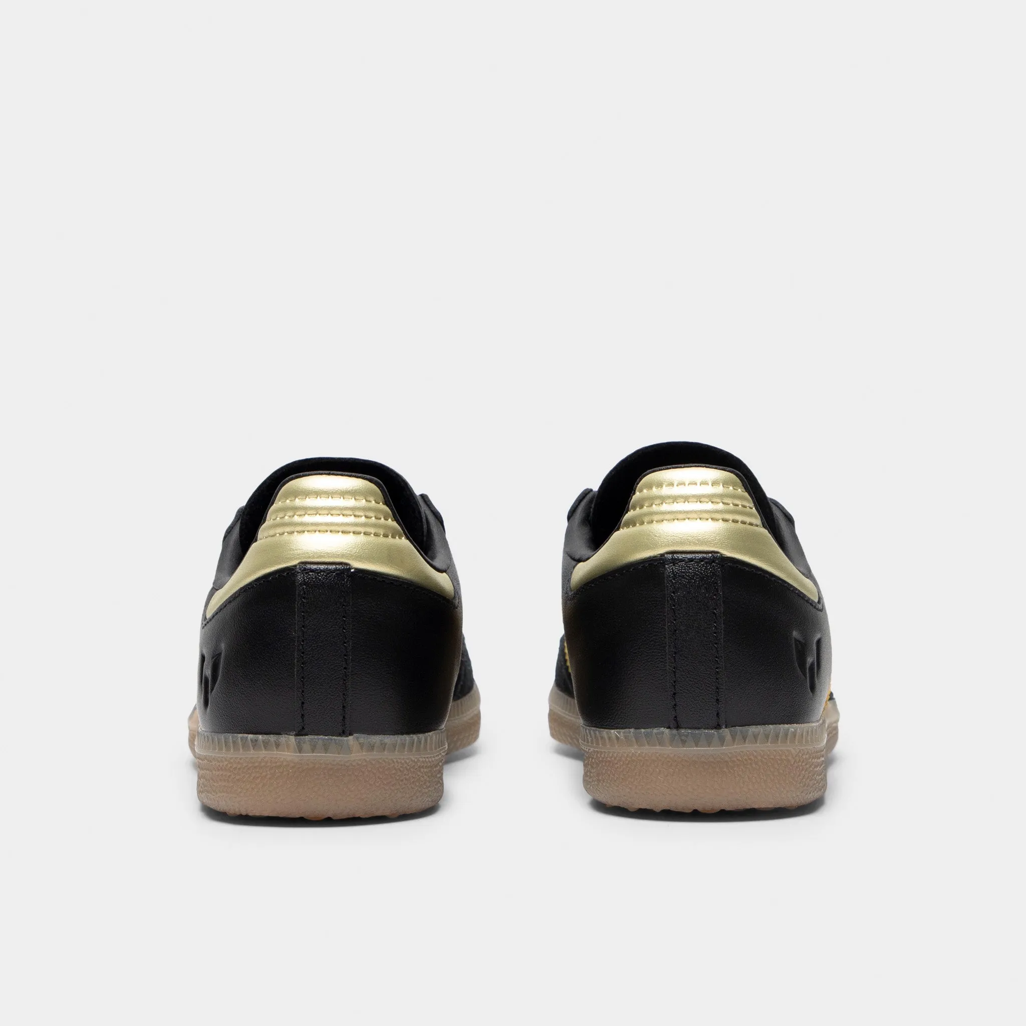 Fashion-Forward adidas Juniors' Samba Messi Core Black / Gold Metallic - Gum