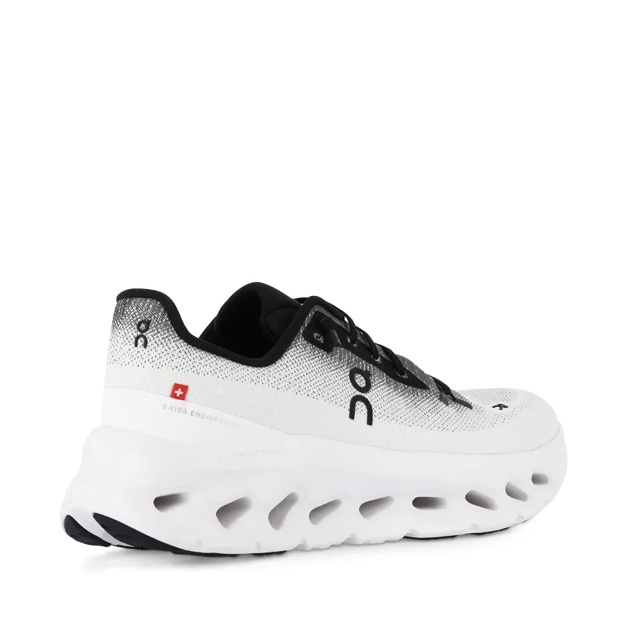 CLOUDTILT (W) - BLACK/IVORY easy - to - clean running shoes