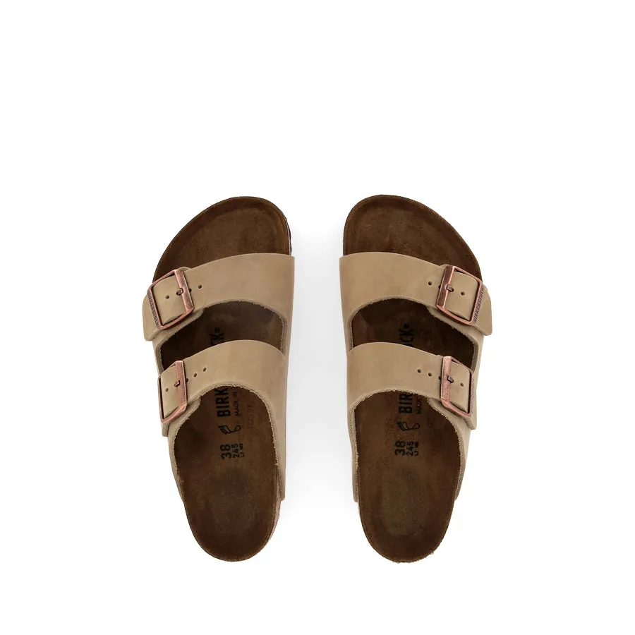 ARIZONA NATURAL LEATHER - TOBACCO BROWN LEATHER Trendy Quick Beach Wear