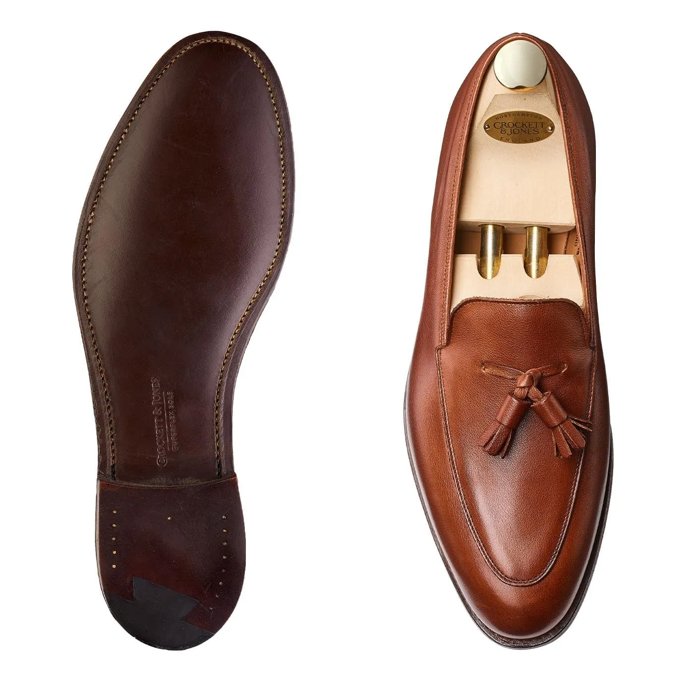 Antibes Chestnut Milled Calf Cocktail Party Clear Lane