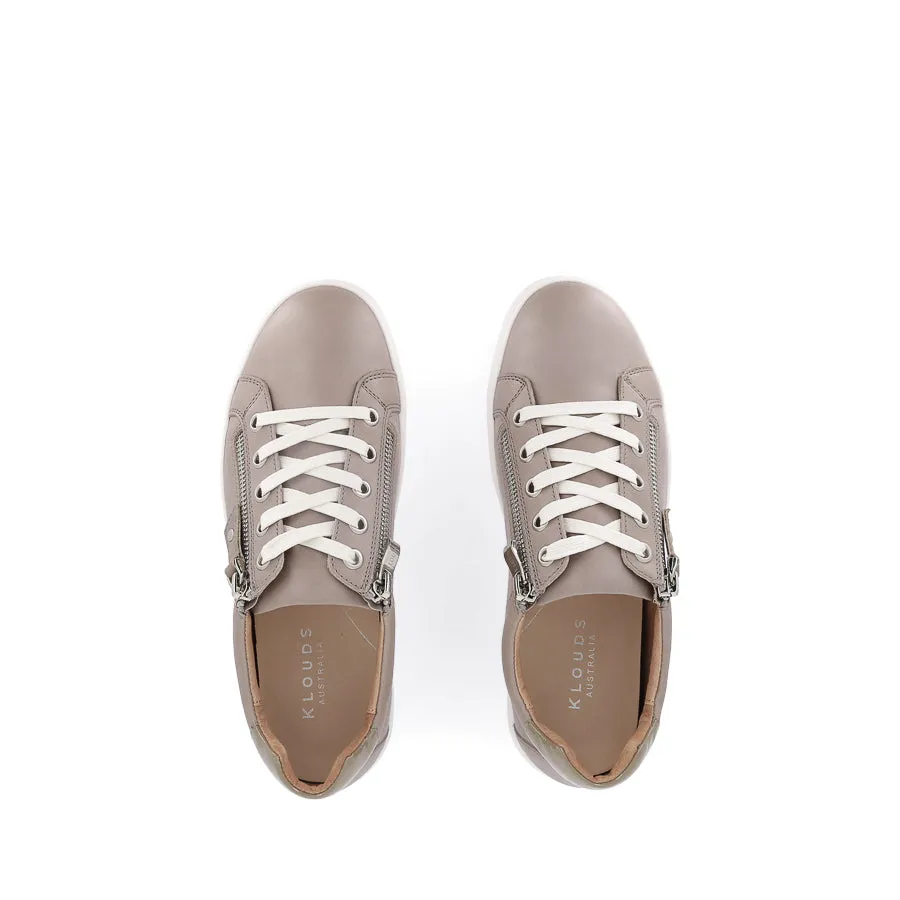 Foot Shape Core Runner CHARLIE XW - TAUPE LEATHER