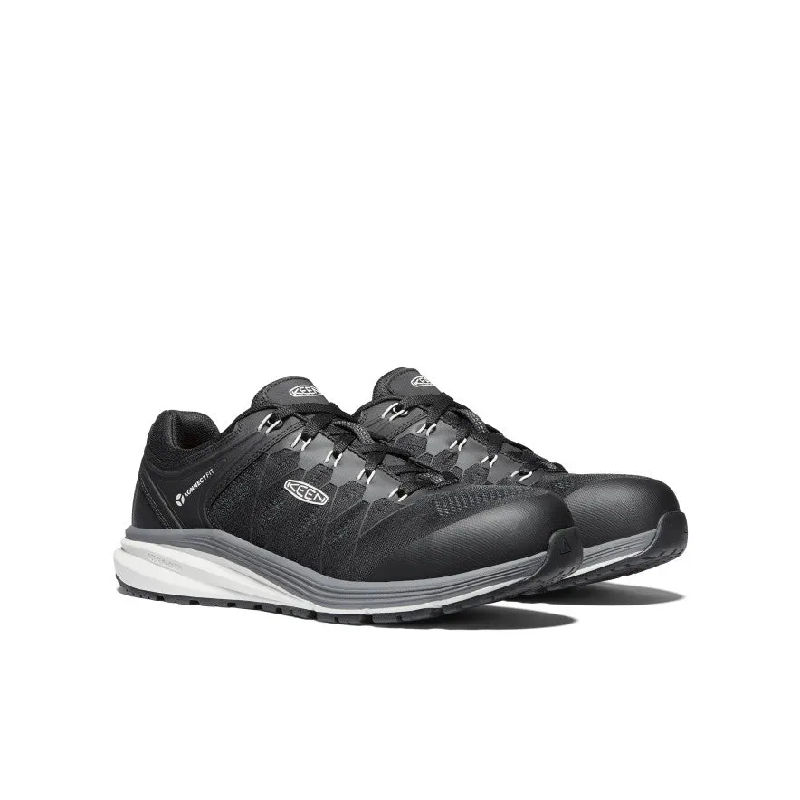 Structured shock absorption Classy Touch Men's Vista Energy (Carbon Toe)  |  Vapor/Black