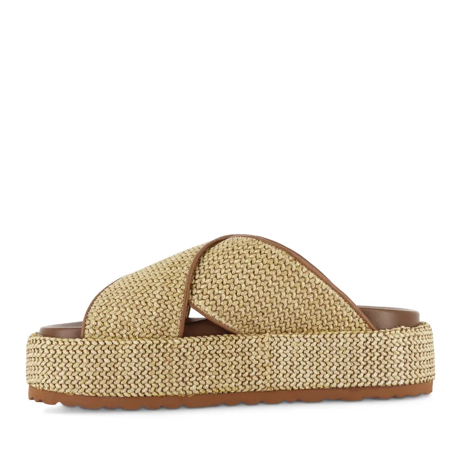 Anti   Blister APRIL - NATURAL WEAVE TAN