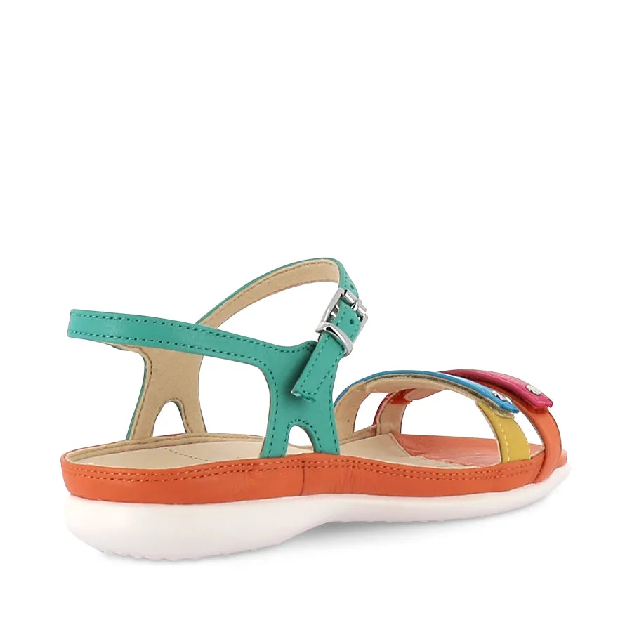 Comfortable Summer Walk Light Fit BREEZE W - BRIGHT MULTI LEATHER