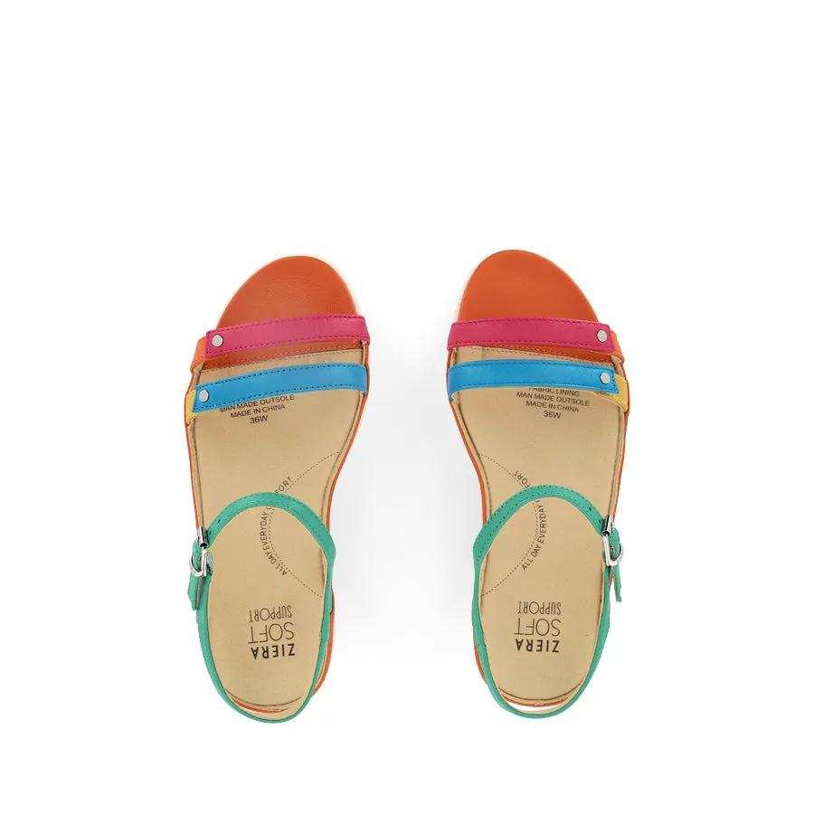 BREEZE W - BRIGHT MULTI LEATHER Slip Away All Season